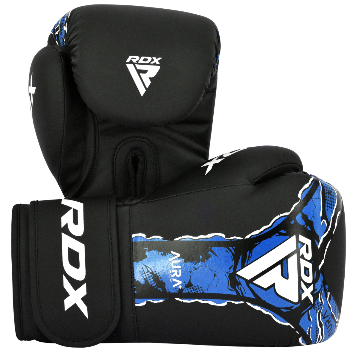 RDX Sports Boxing Glove Aura F17 Black Blue