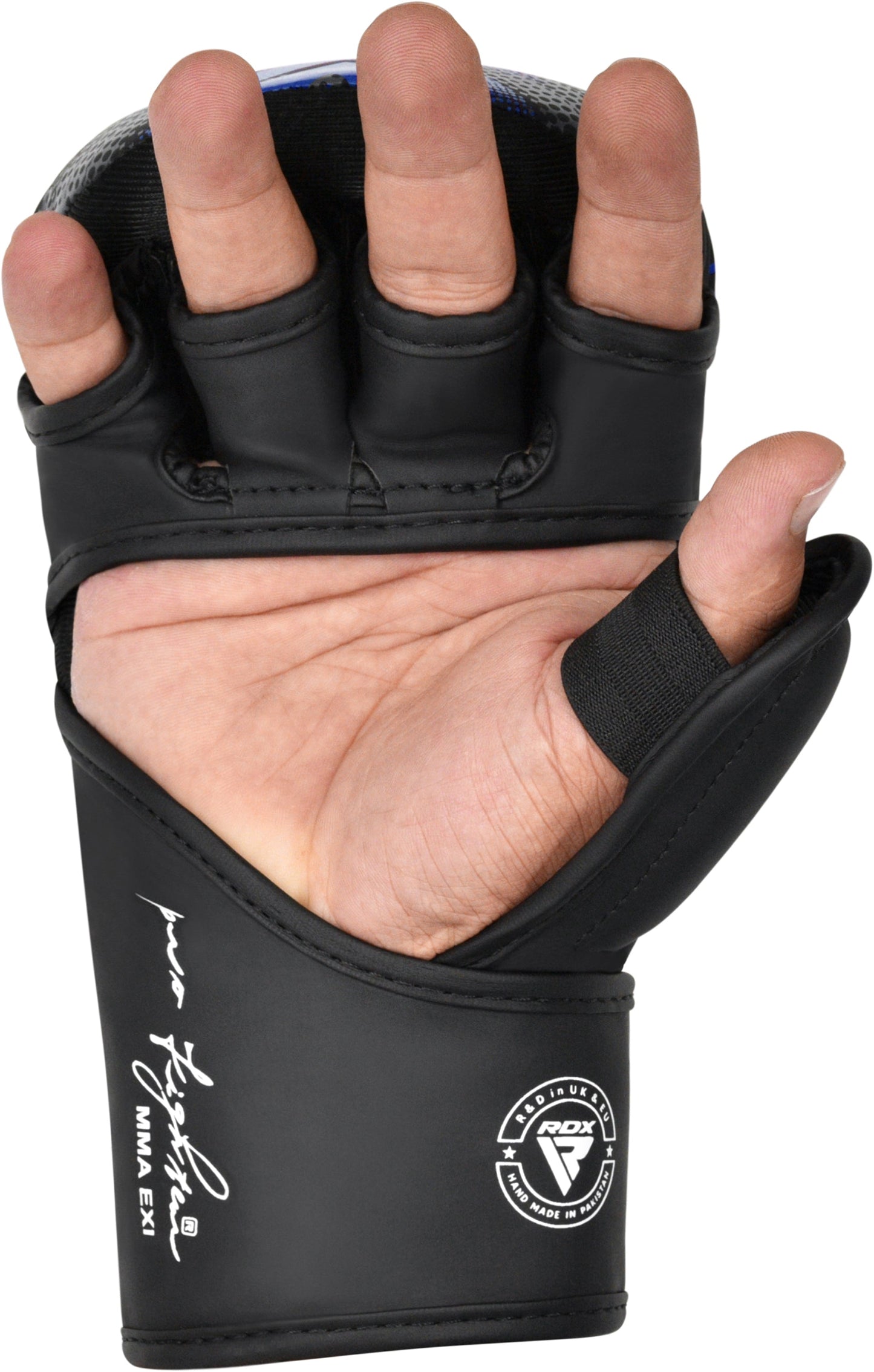 RDX GRAPPLING GLOVES SHOOTER IMMAF-1#COLOR_BLUE