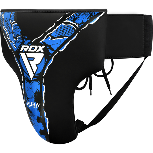 RDX Sports Groin Guard Aura F17 Black and Blue