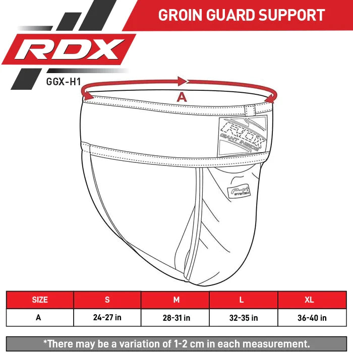 RDX H1 Groin Guard support with Gel Cup