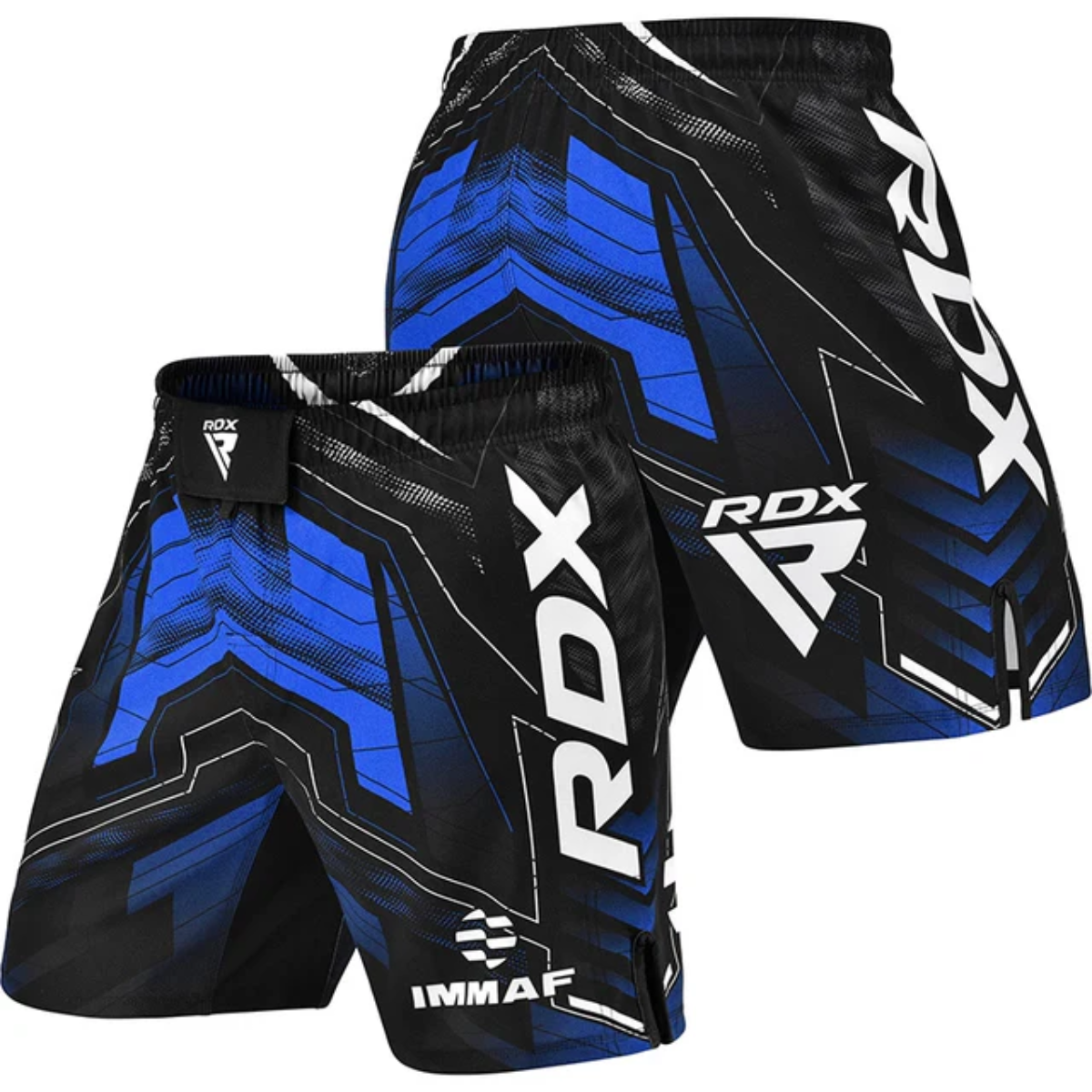 RDX Sports IMMAF MMA Fight & Training Shorts Blue