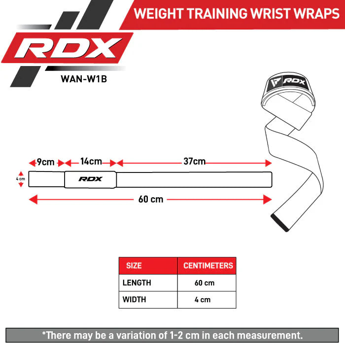 RDX W1 Gewichtstraining polsbanden