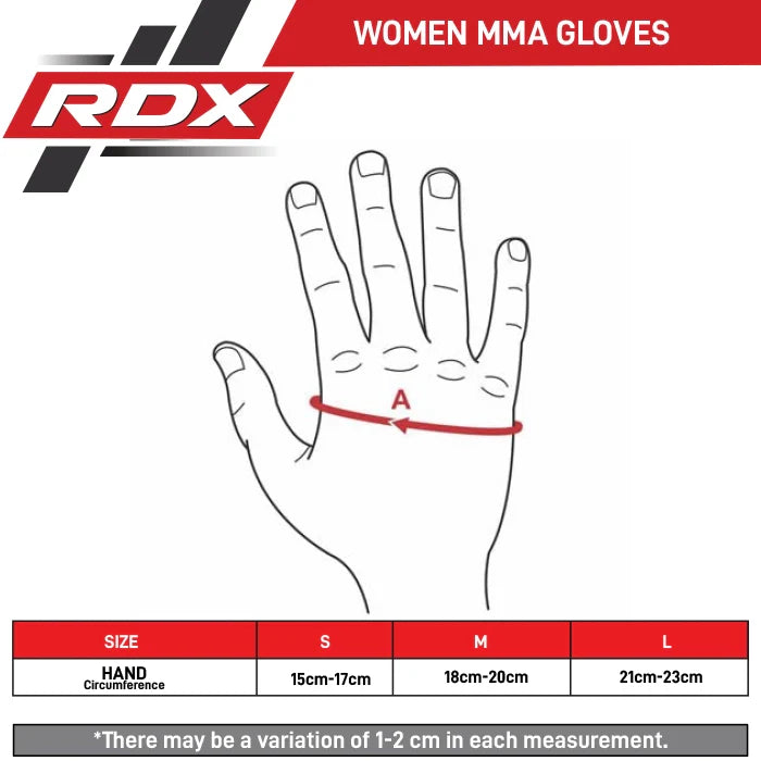 Gants de MMA RDX F12 pour femmes Rose