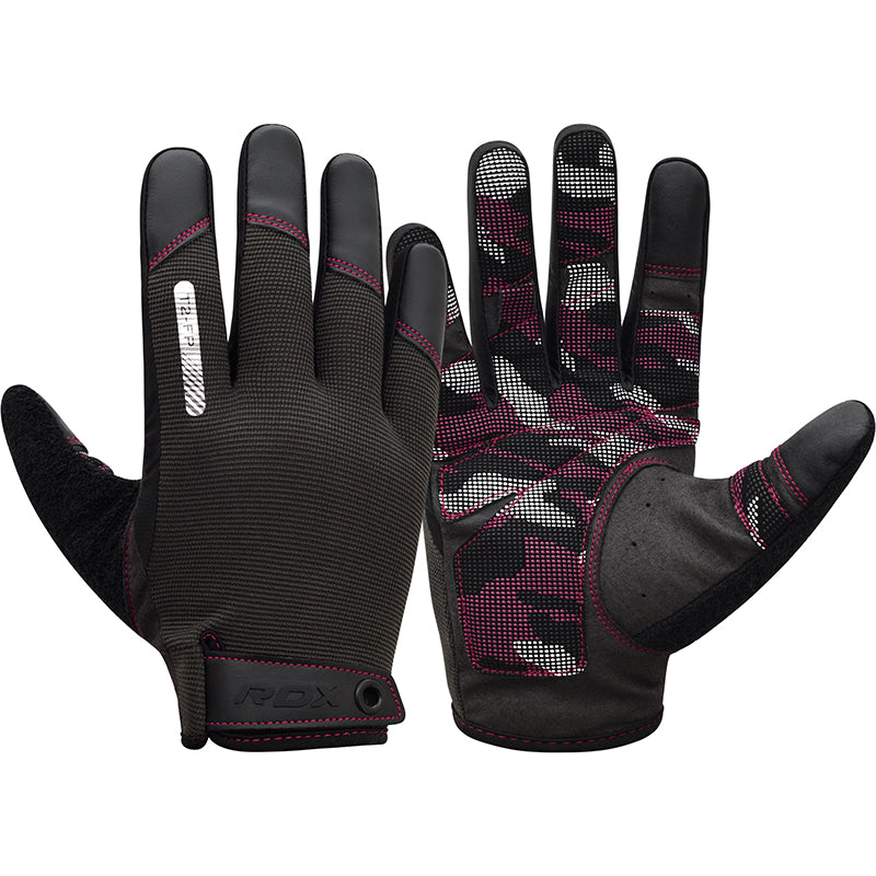 RDX T2 Touch Screen Friendly Full Finger Gym Gloves#color_pink
