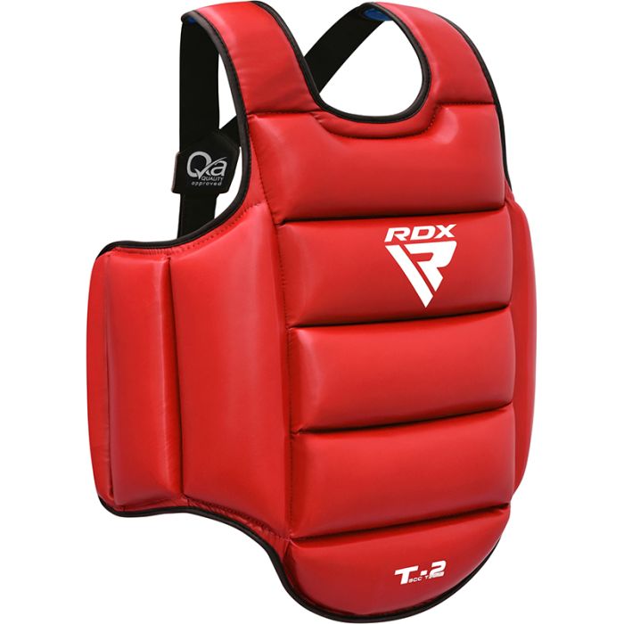 RDX T2 Karate Chest Guard#color_redblue