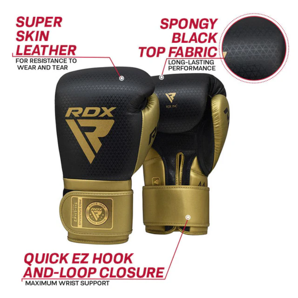 L2 Mark Pro Sparring Boxing Gloves Hook-and-Loop
