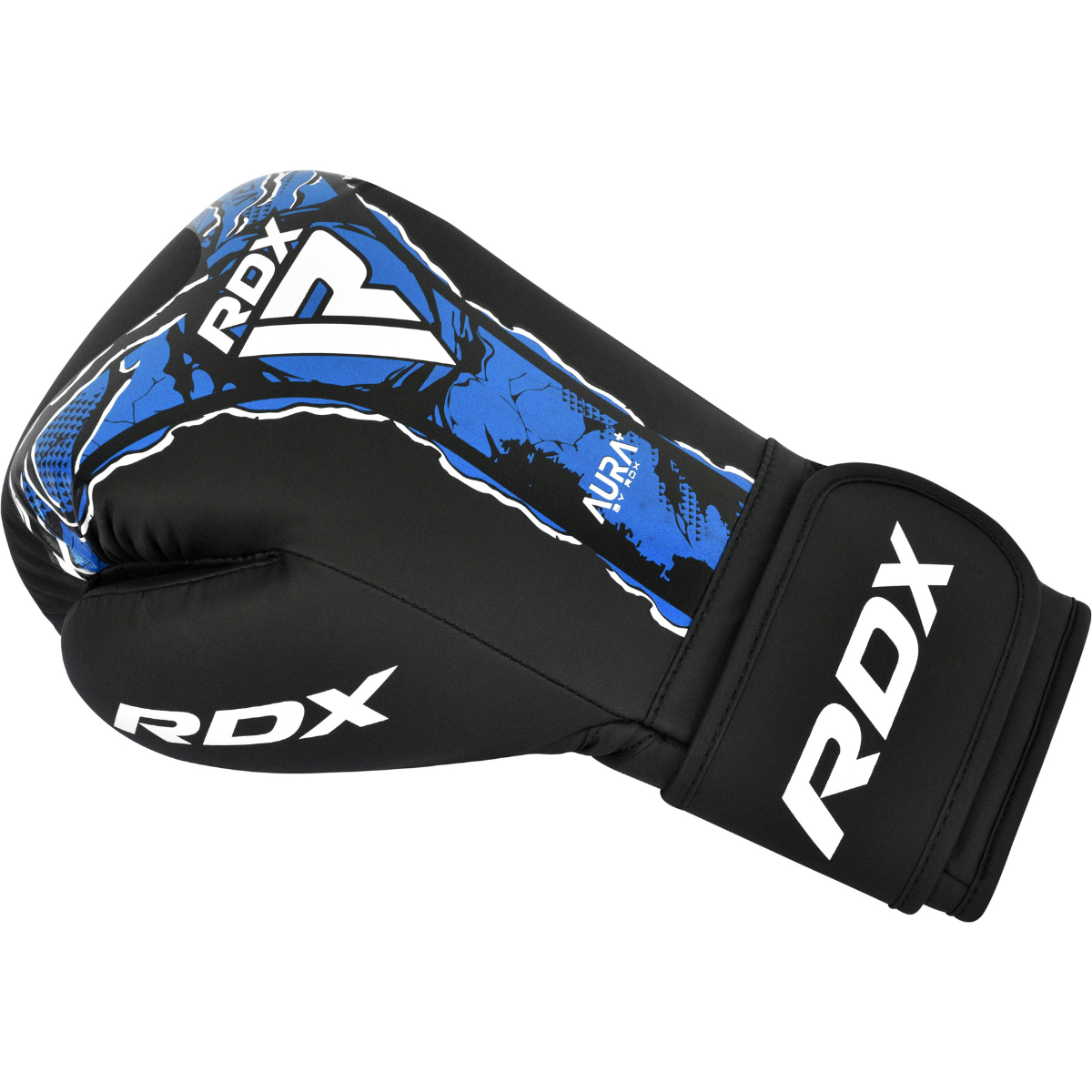 RDX Sports Boxing Glove Aura F17 Black Blue