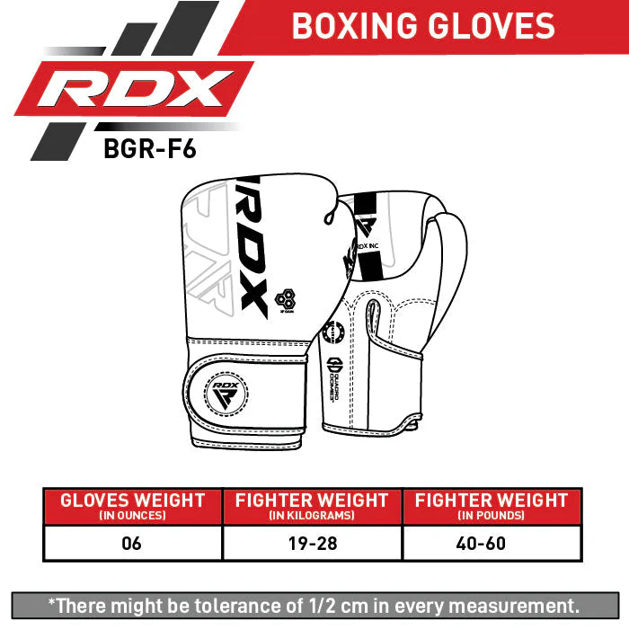 RDX F6 Kara Kids Boxing Gloves 6oz