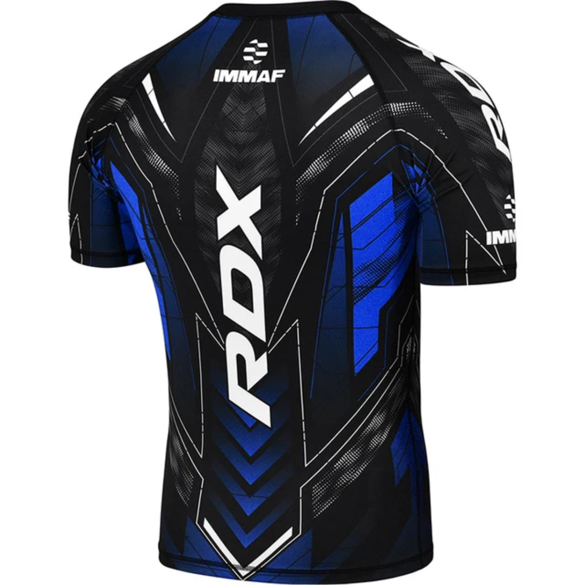 RDX Sports IMMAF Half Sleeve Compression Shirt Blue