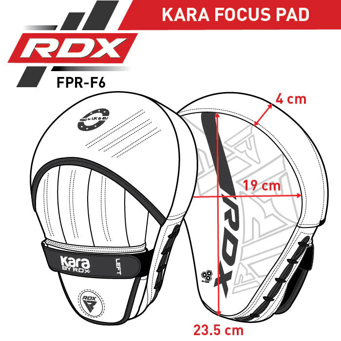 Coussinets de mise au point RDX F6 KARA
