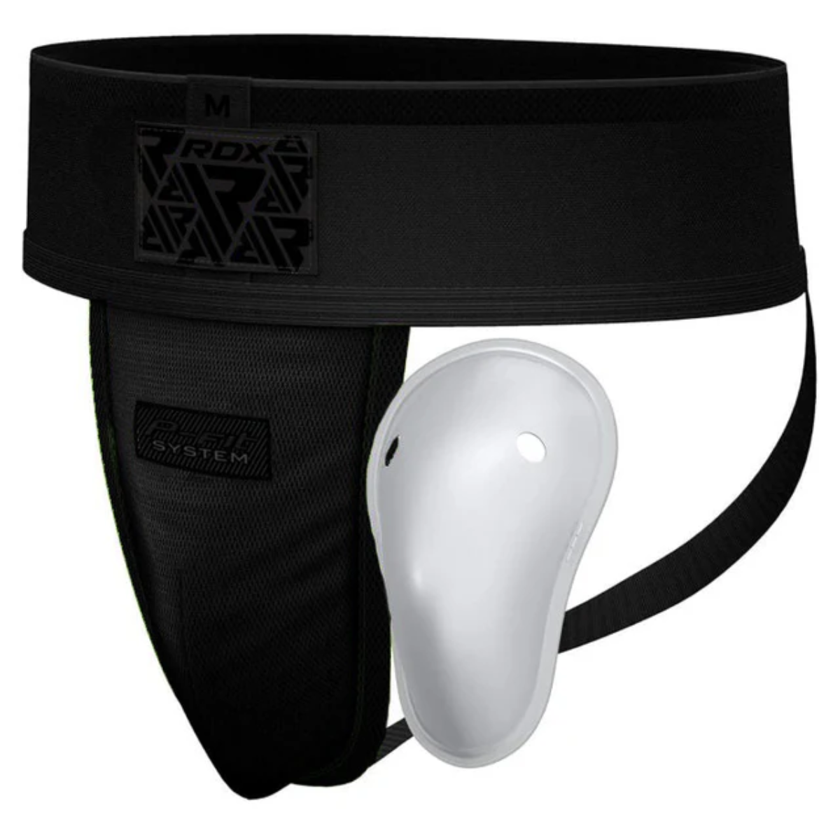 RDX Sports H1 Groin Guard All Black