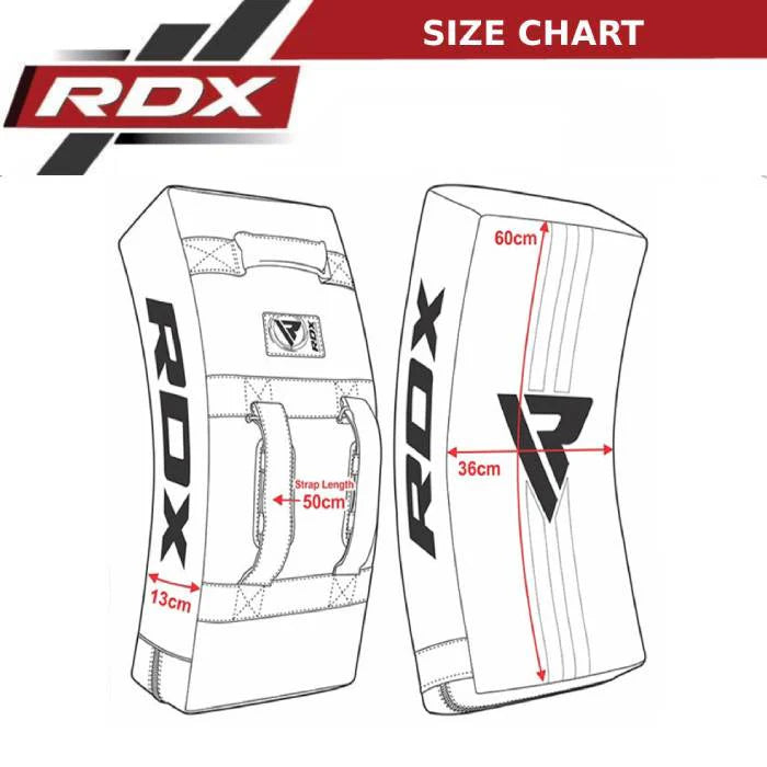 RDX T1 Curved Kick Shield with Nylon Handles