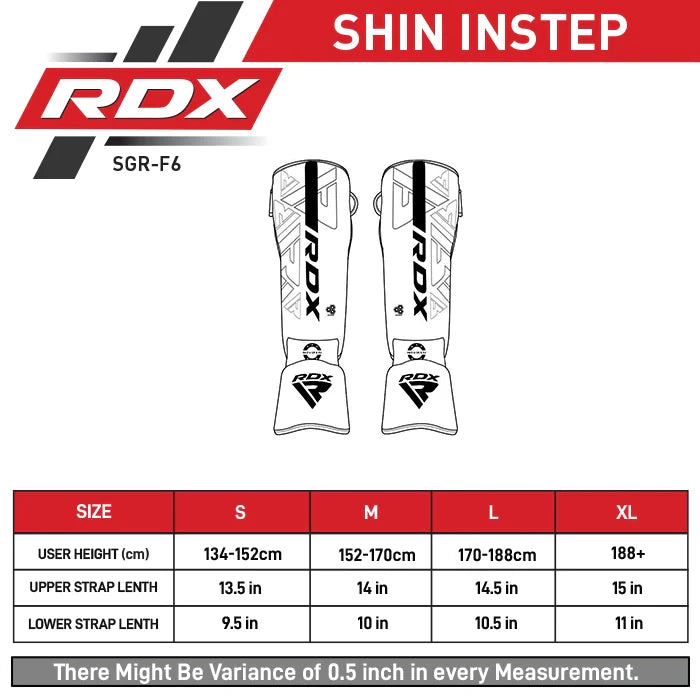 RDX F6 KARA MMA Shin Instep Guards