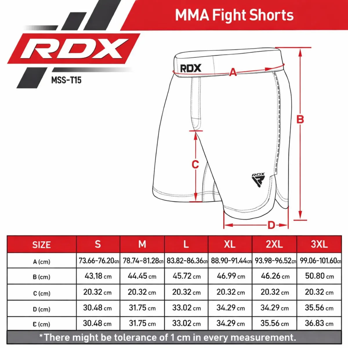RDX Sports MMA SHORTS T15