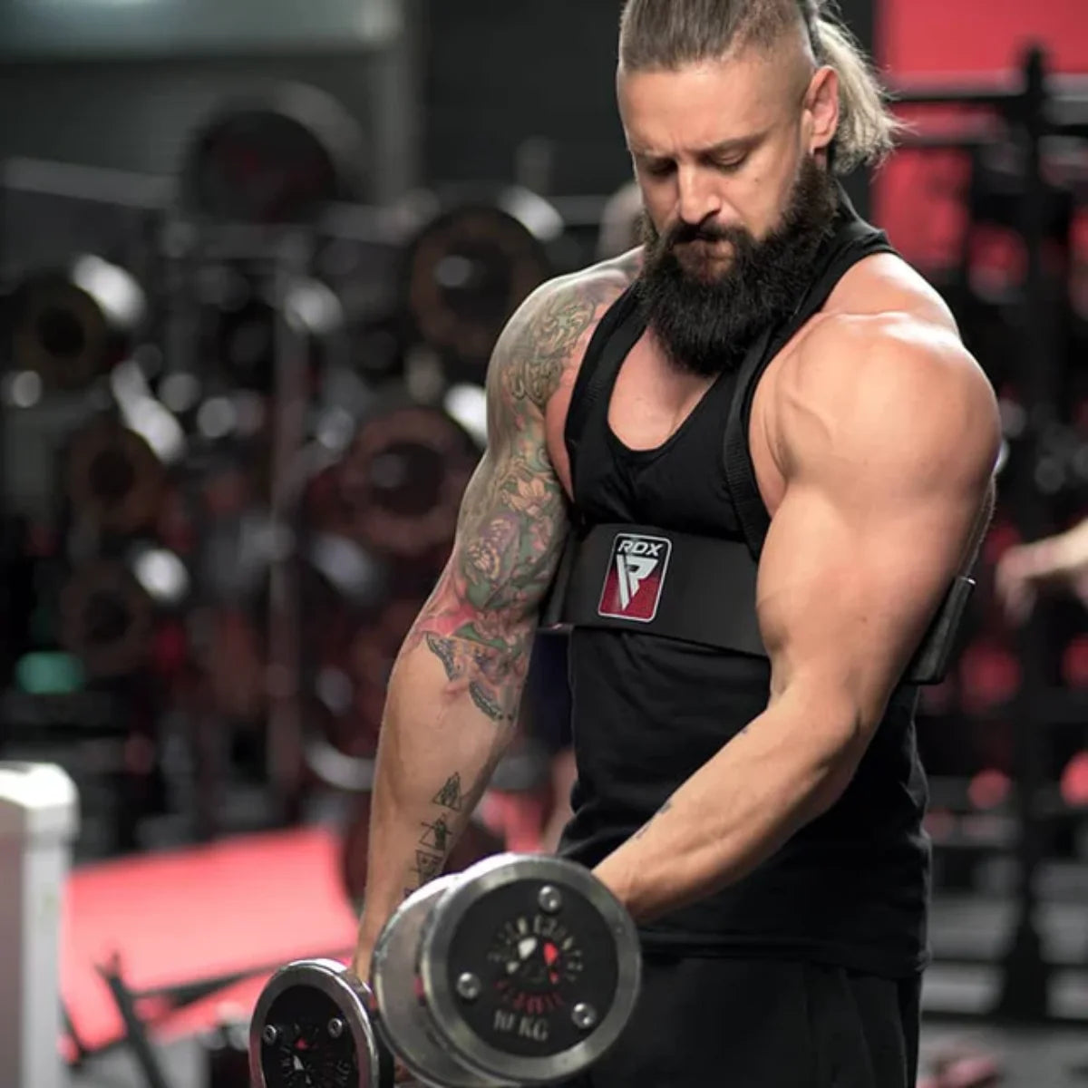 RDX T2 Arm Blaster for Bicep Curls 