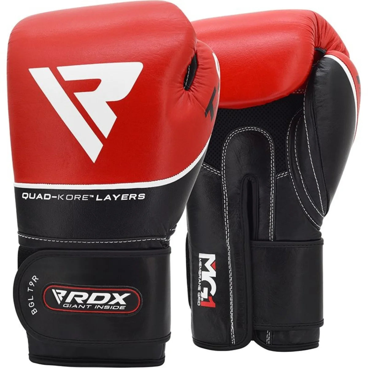 RDX T9 Leather Boxing Gloves Cowhide Sparring Gloves Wrist Support