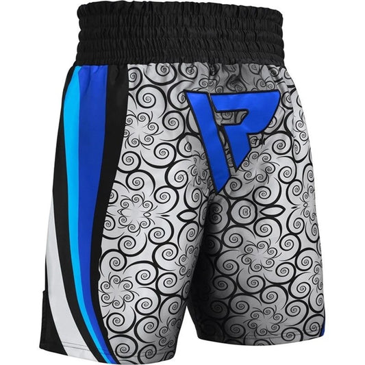 RDX BSS Satin Boxing Shorts Performance Polyester Wide Elastic Waistband