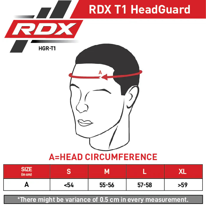 RDX T1 HeadGuard met verwijderbare gezichtskooi
