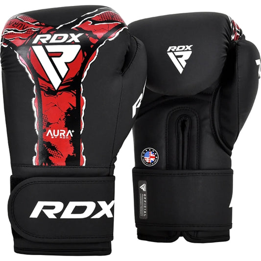 BOXING GLOVE AURA F17 BLACK RED