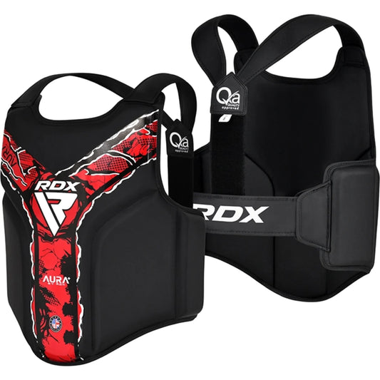 CHEST GUARD AURA F17 BLACK and RED