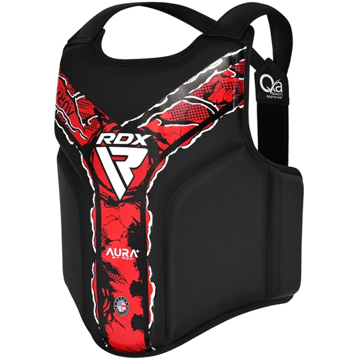 CHEST GUARD AURA F17 BLACK and RED
