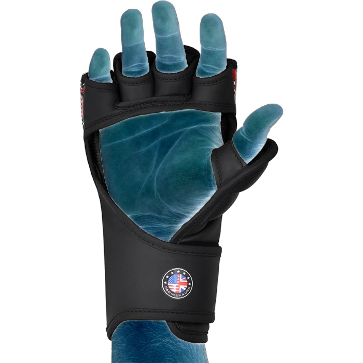 Grappling Gloves Aura F17 Black With Red