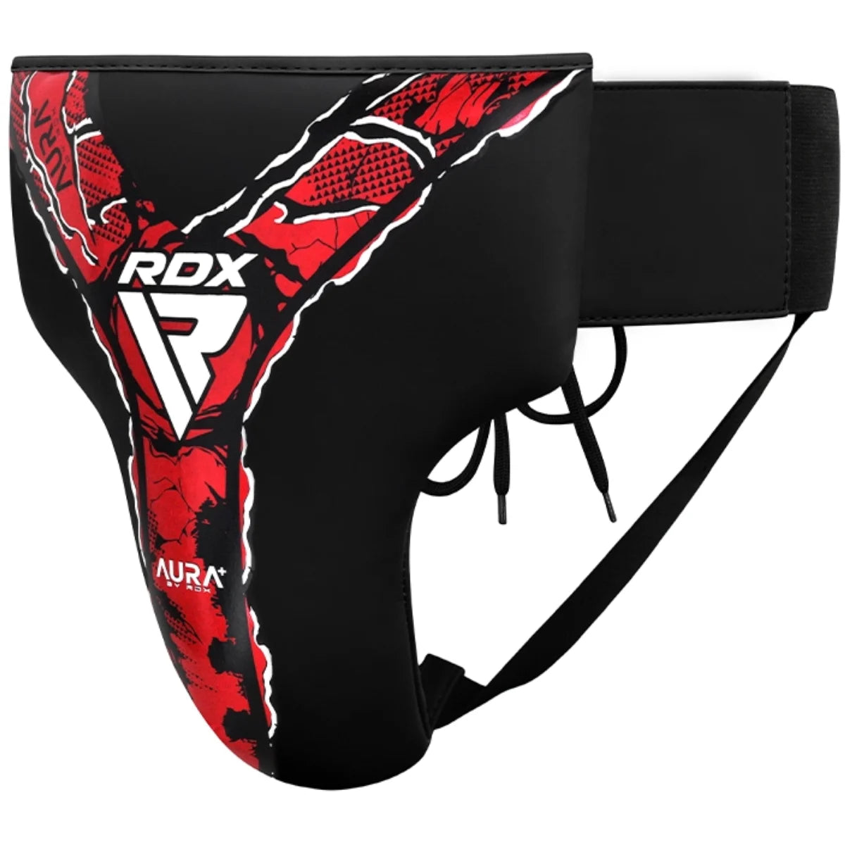 Groin Guard Aura F17 Black With Red