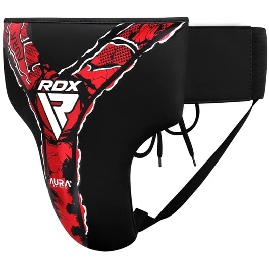 Groin Guard Aura F17 Black With Red