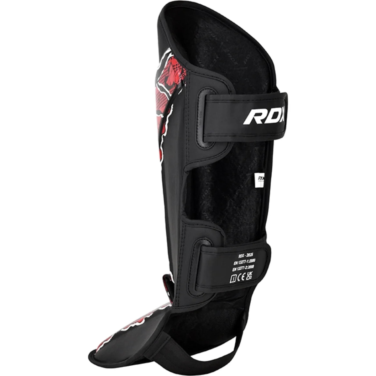 Shin Instep Aura F17 Black With Red