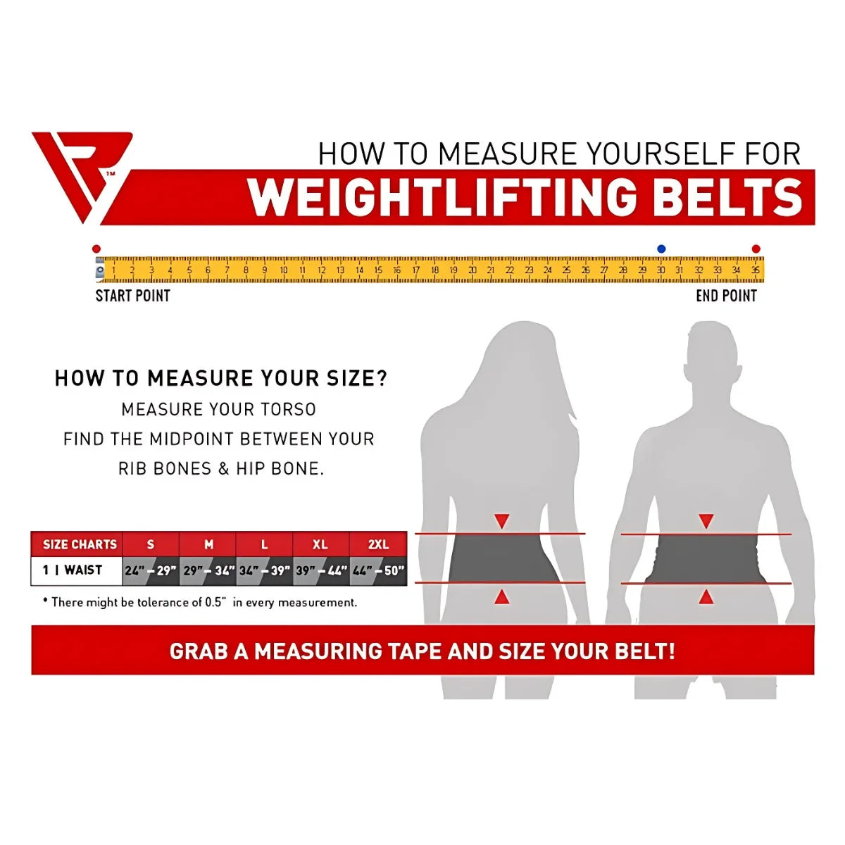 RDX ARLO Nappa Leather Weightlifting Belt Calfskin Back and Core Support